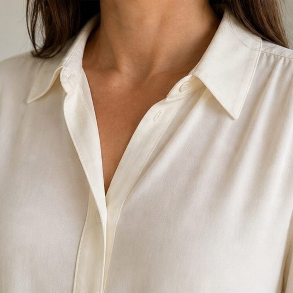 White Peplum Top - Picture 4 of 6